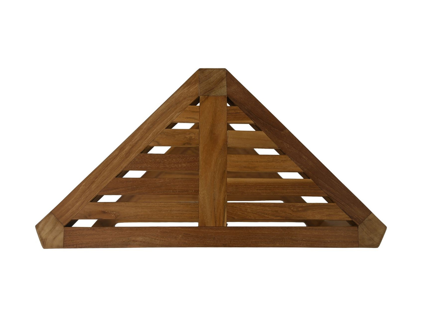 HSM Collection-Driehoekige Gartenbeistelltisch-46x30x46.5-Natur-Teak