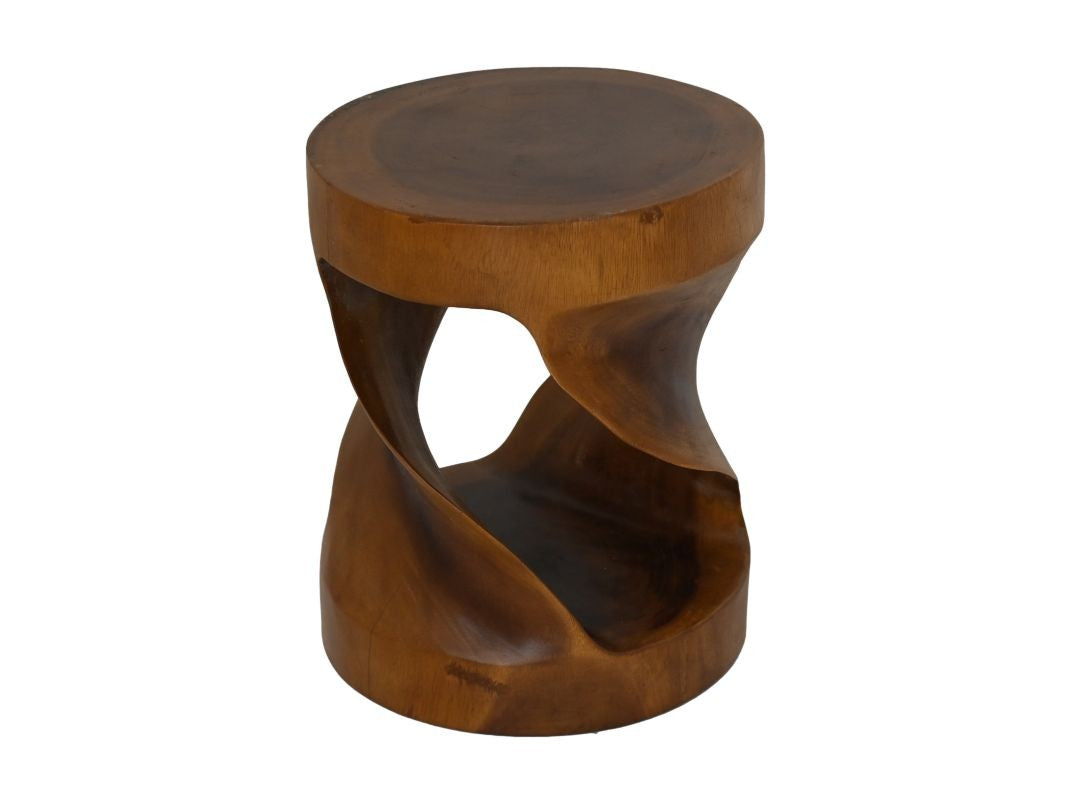 HSM Collection-Runde Beistelltisch-30x30x42-Braun-Munggur