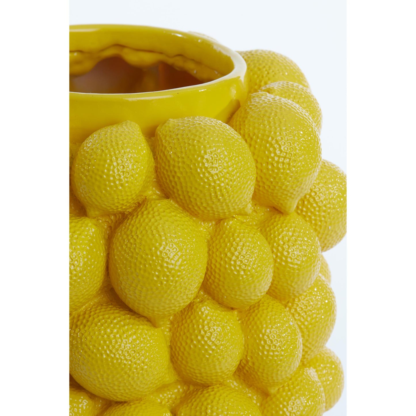 Vase Zitrone - Gelb - 23,5x23,5x33cm
