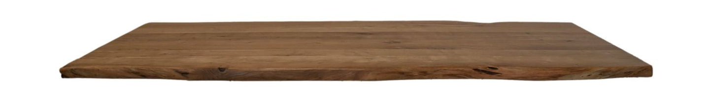 HSM Collection-Rechteckige Tischplatte Soho Luxe-250x100x5-Natur-Akazie