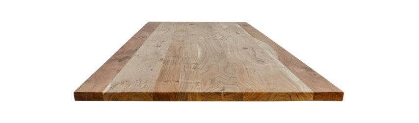 HSM Collection-Rechteckige Tischplatte-160x80x3,8-Natur-Akazie