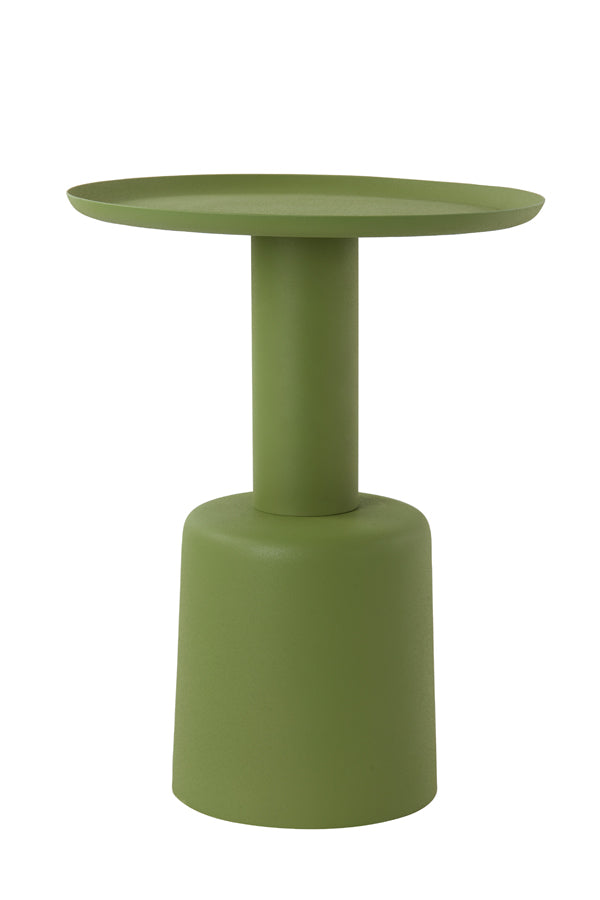 Beistelltisch Milaki - Grün - Ø39cm
