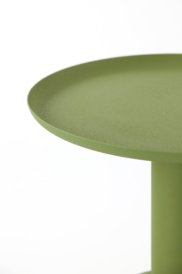 Beistelltisch Milaki - Grün - Ø39cm