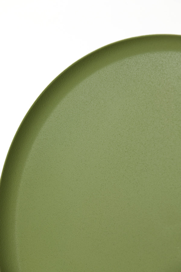 Beistelltisch Milaki - Grün - Ø39cm