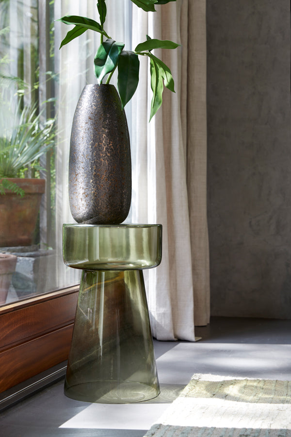 Beistelltisch Dakwa - Grün - Ø30cm