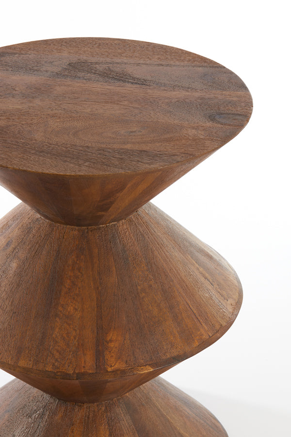 Beistelltisch Larus - Holz - Ø45cm