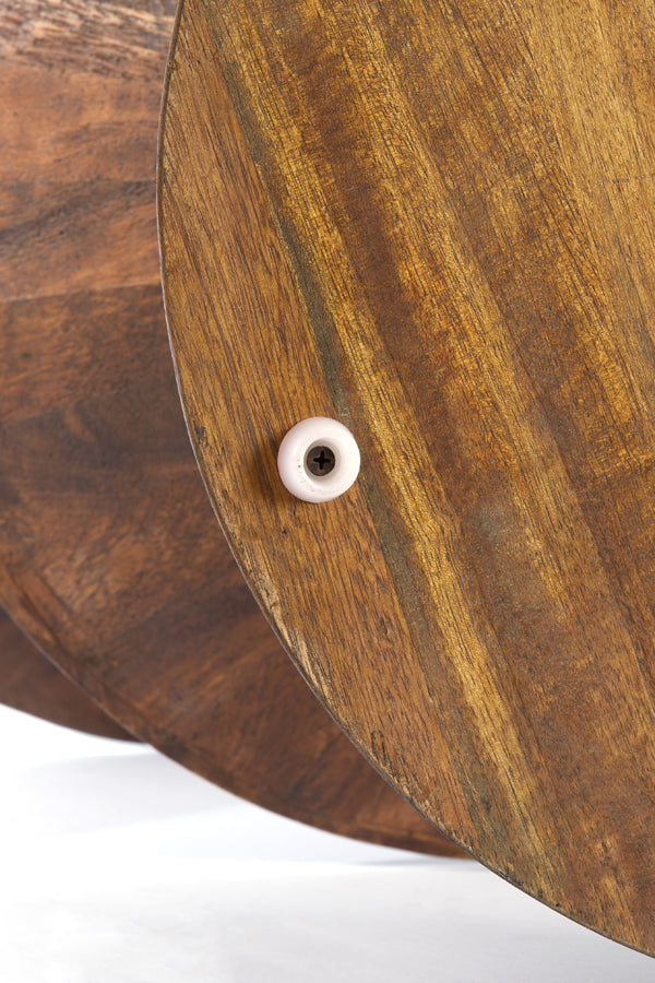Beistelltisch Larus - Holz - Ø45cm
