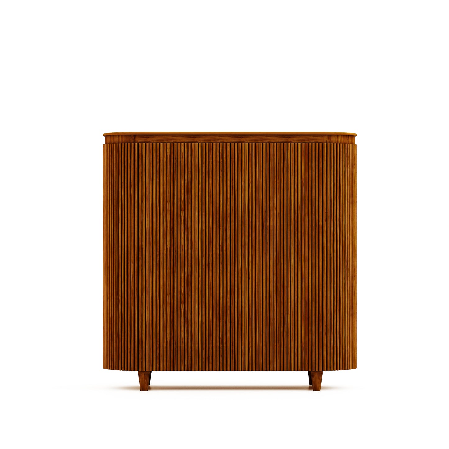 HSM Collection-Wandkast Tide 4 Tür-140x45x140-Braun-Mango