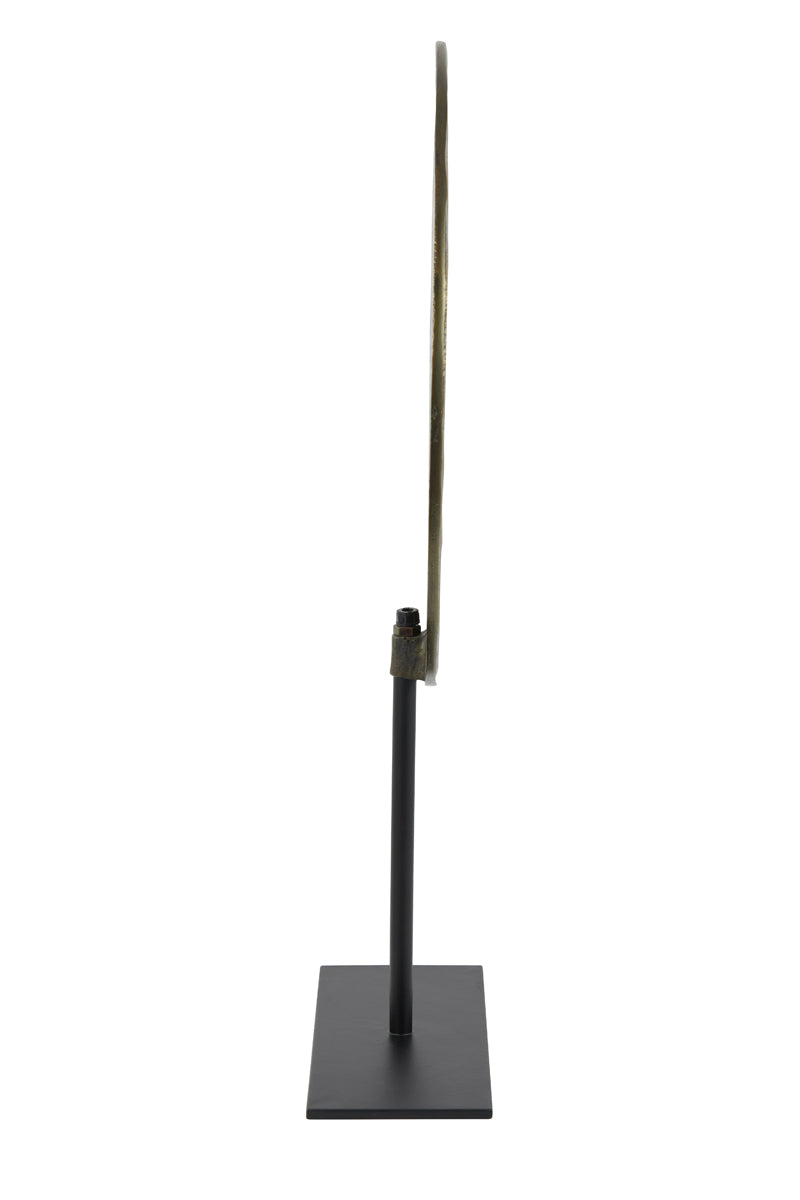 Ornament auf Fuß Rawas - Antik Bronze - 25x10x39 cm