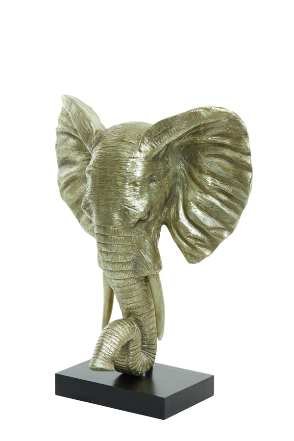 Ornament Elefant - Gold - 38,5x19,5x49cm