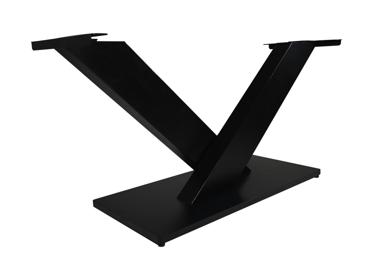 HSM Collection-Tafelgestell V-LEG-150x50x72-Schwarz-Metall