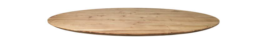 HSM Collection - Ovaler Tischplatte Zurich - 220x110x3,8 - Natur - Akazie