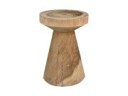 HSM Collection-Runde Hocker-30x30x43-Natur-Munggur