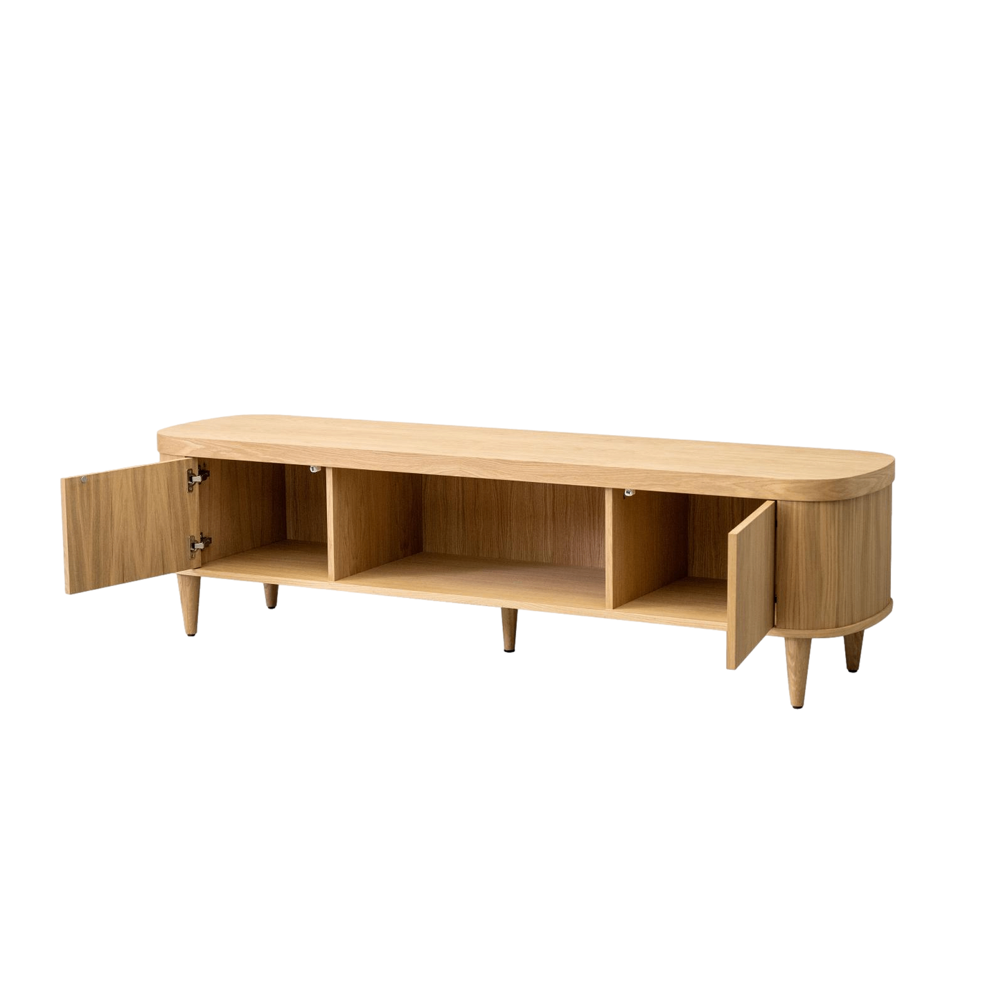 HSM Collection-TV-Schrank Dune 2 Tür-200x50x55-Natur-Eiche