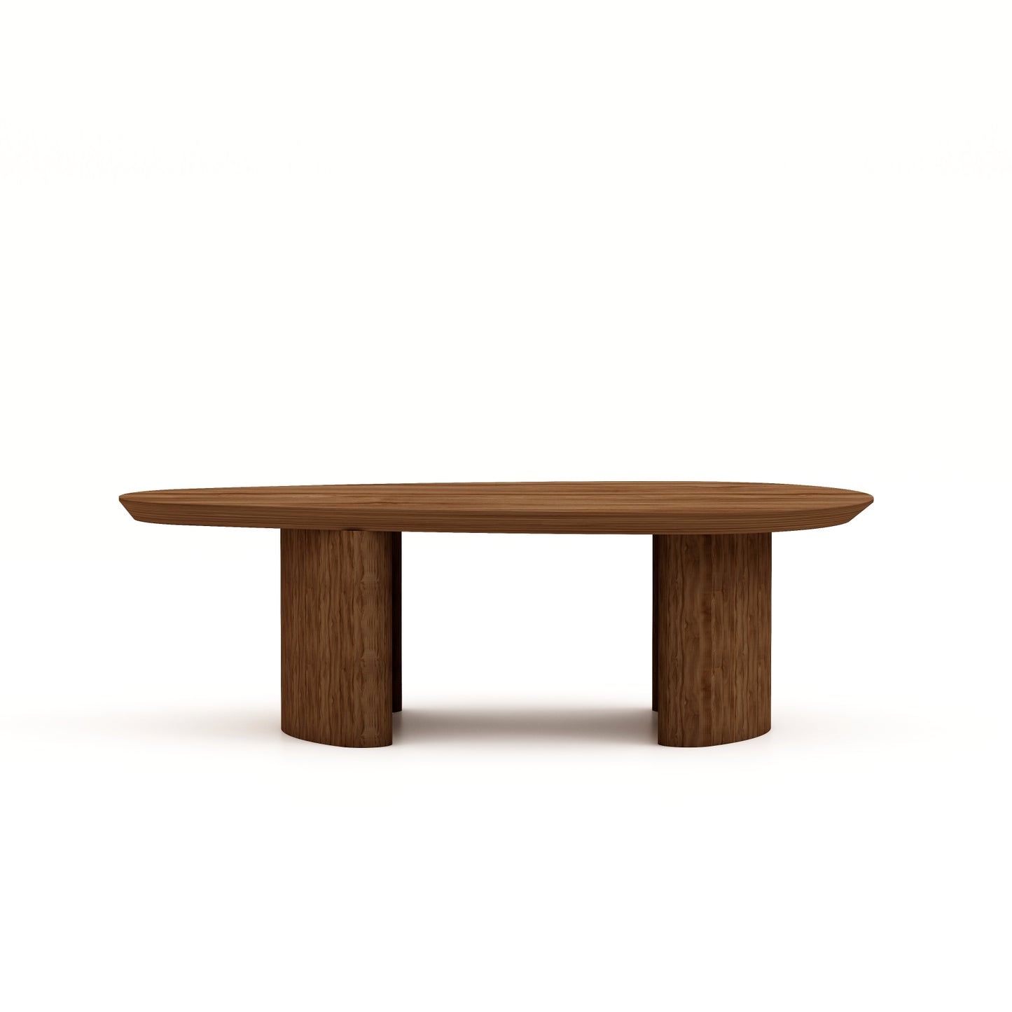 HSM Kollektion - Organischer Couchtisch Tide - 130x80x40 - Braun - Akazie