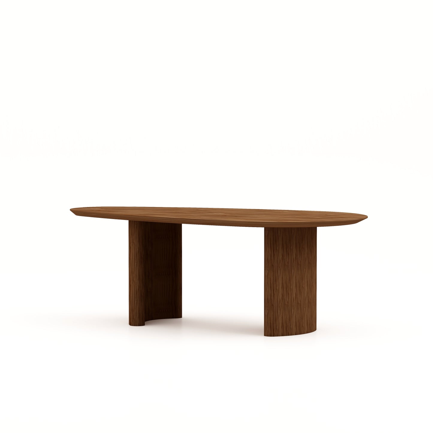HSM Kollektion - Organischer Esstisch Tide - 220x110x76 - Braun - Akazie