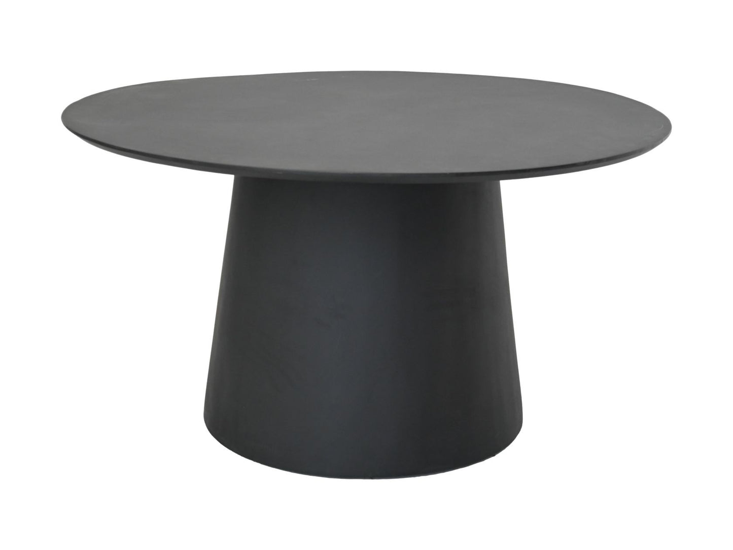 HSM Kollektion-Runder Esstisch Drum-140X140X77-Schwarz-Mango