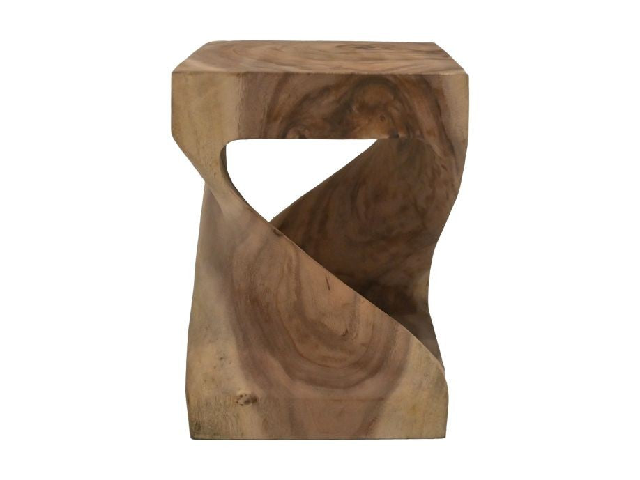 HSM Collection - Quadratischer Beistelltisch - 30x30x44 - Natur - Munggur
