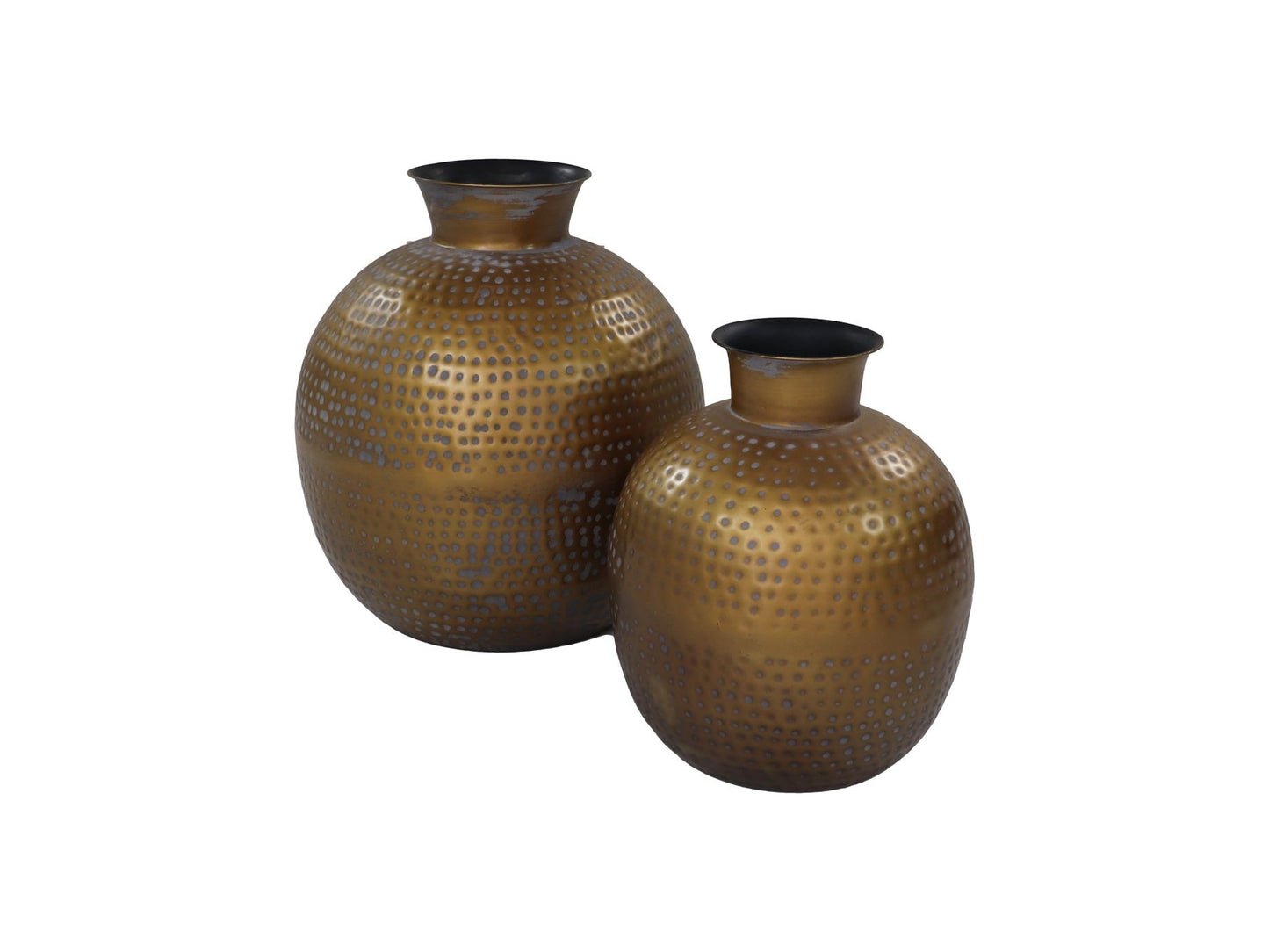 HSM Collection-Vase Padua Small -ø30x35-Gold-Metall