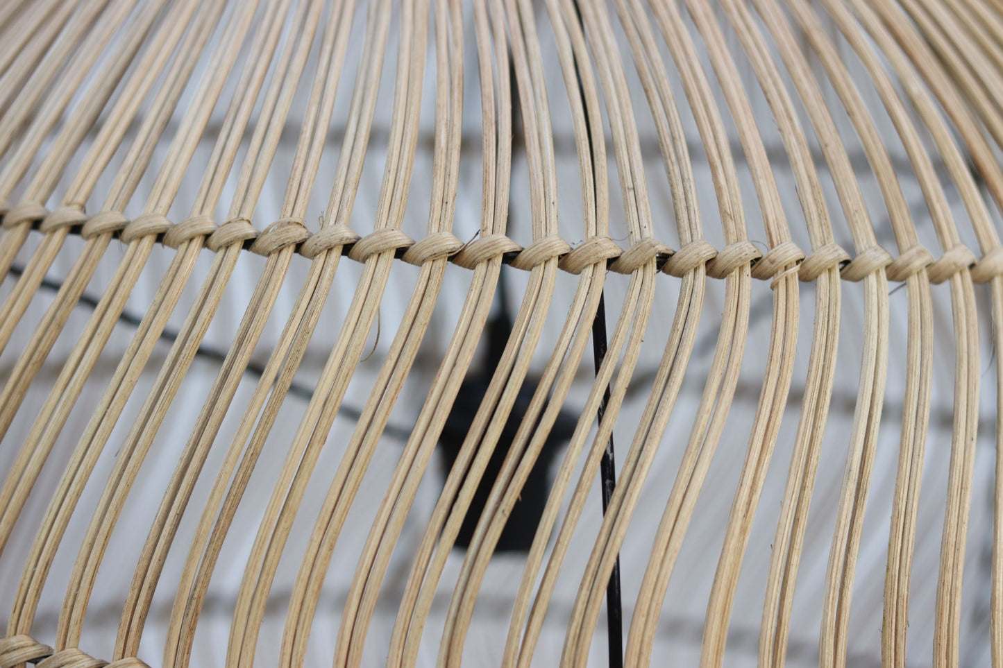 HSM Kollektion-Hängelampe Rattan-55x55x55-Natur-Rattan