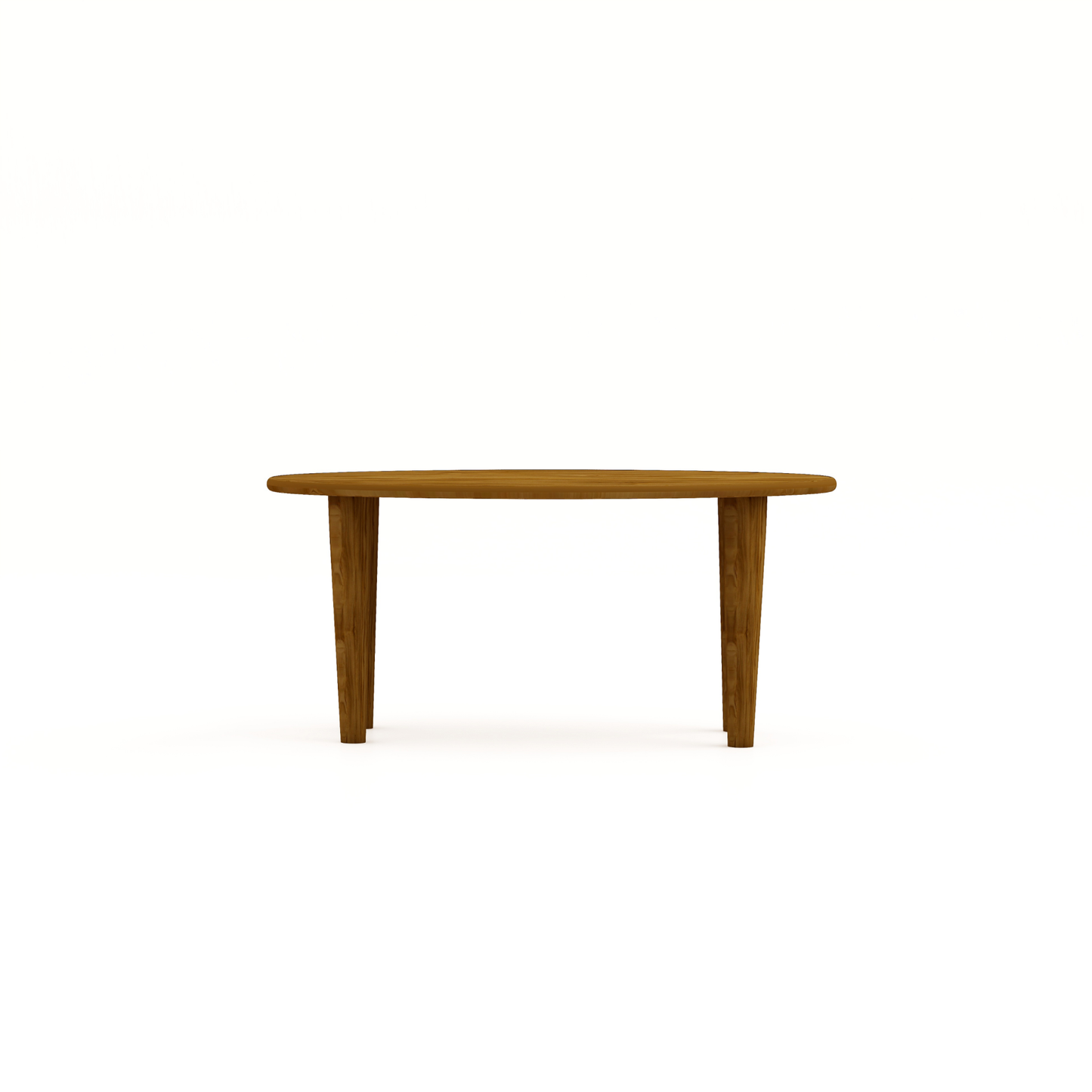 HSM Collection - Ovaler Beistelltisch Tide - 90x50x43 - Braun - Mango