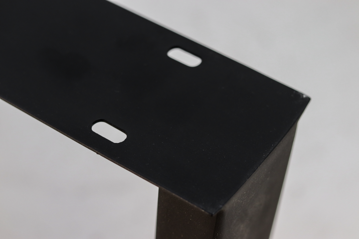 HSM Collection-Bartafelpoot Modell U S/2-70x10x104-Schwarz-Metall