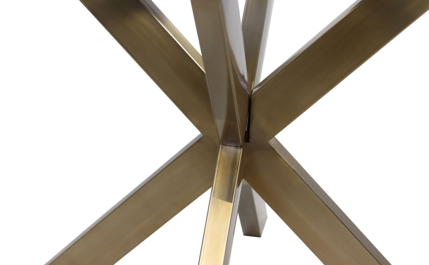 HSM Collection-Tafelpoot Modell X S/2-80x80x72 (4x8)-Gold-Metall