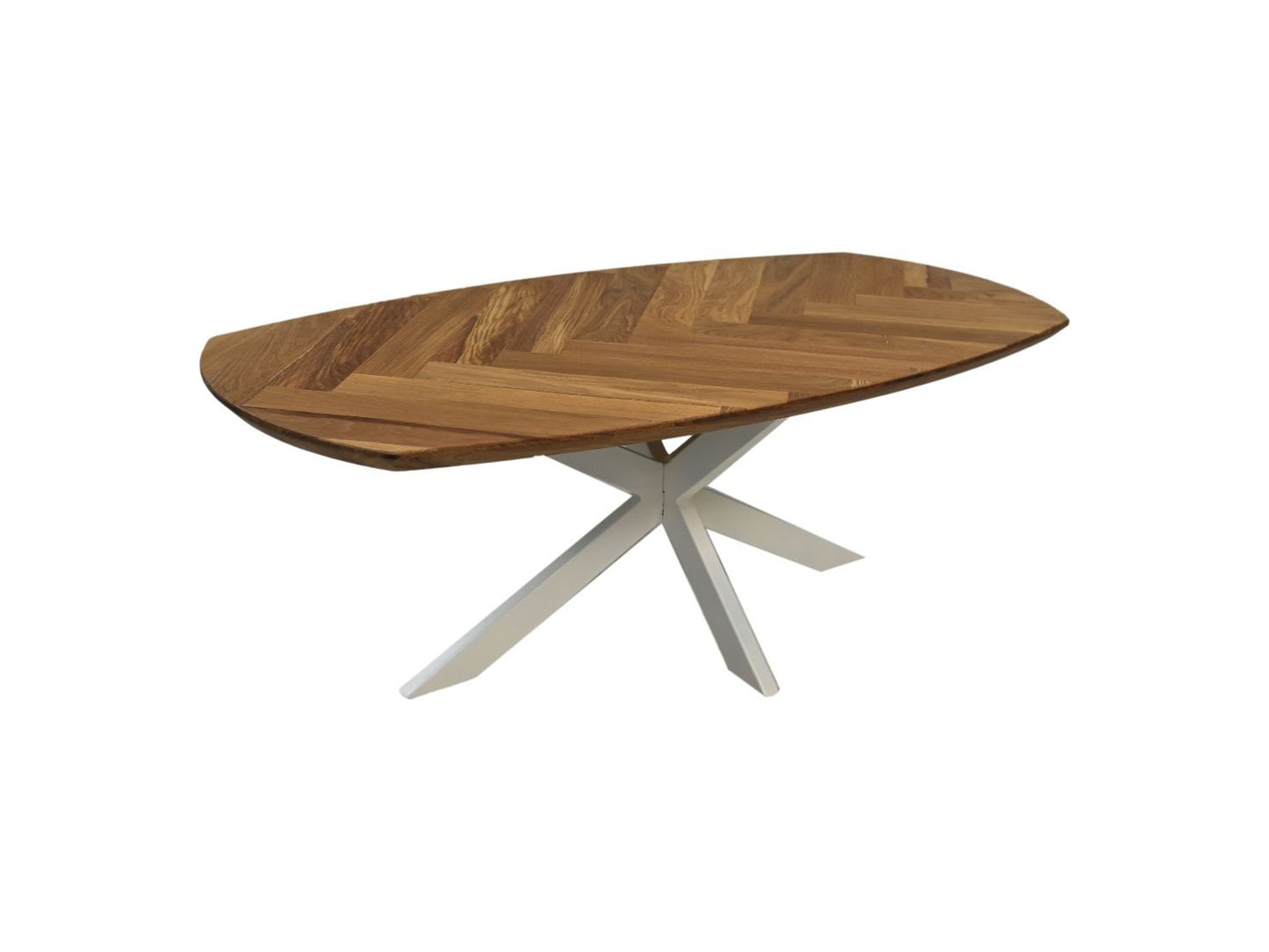 HSM Collection-Dänisches Salontafelblatt Fishbone-1-120x60x3-Natur-Eiche