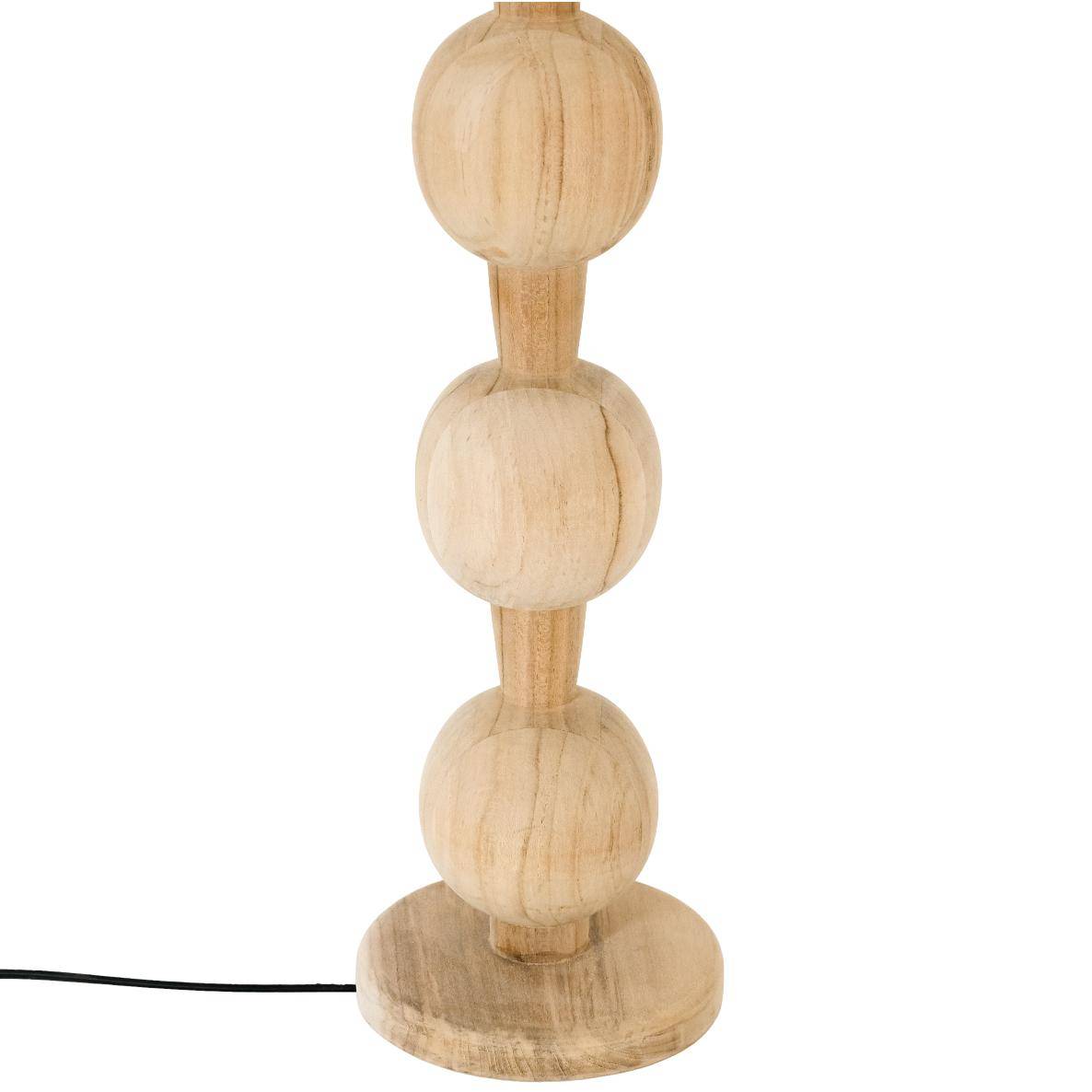 HSM Collection-Stehlampe Breeze-Ø25,5x155-Natur-Teak
