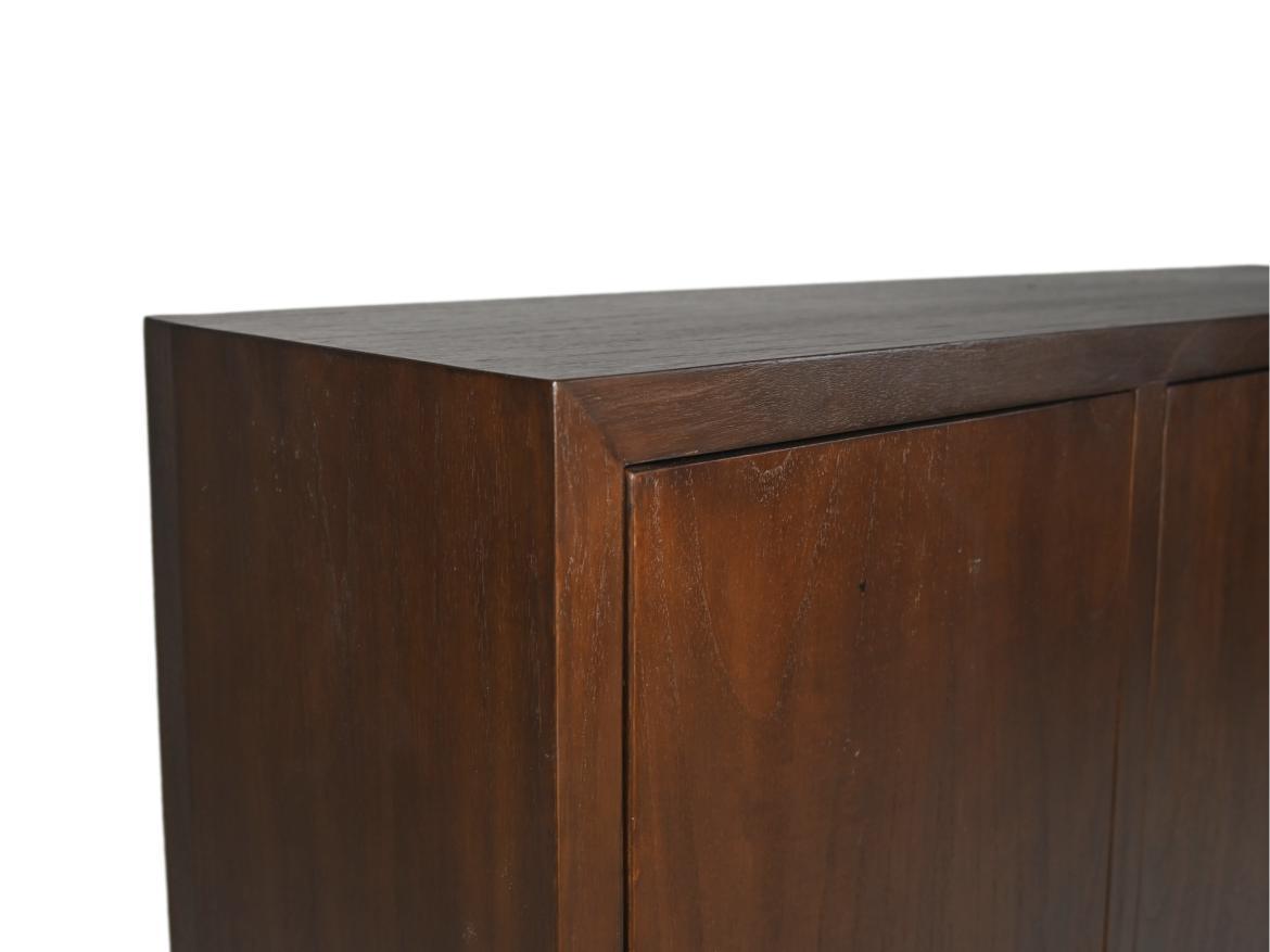 HSM Kollektion-Sideboard 3-türig-150x42x85-Braun-Teakfurnier