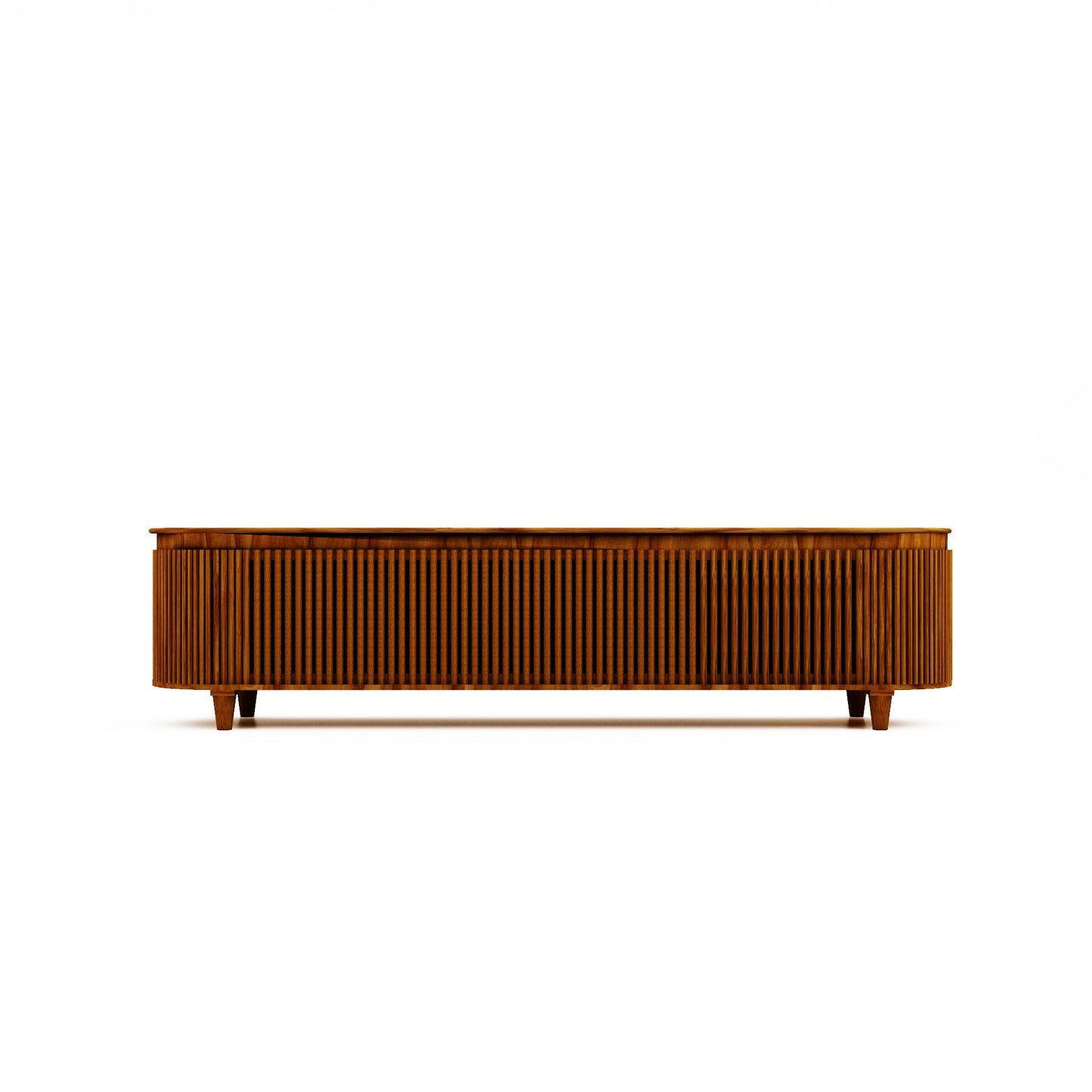 HSM Kollektion-TV-Schrank Tide 6 Tür-225x45x55-Braun-Mango