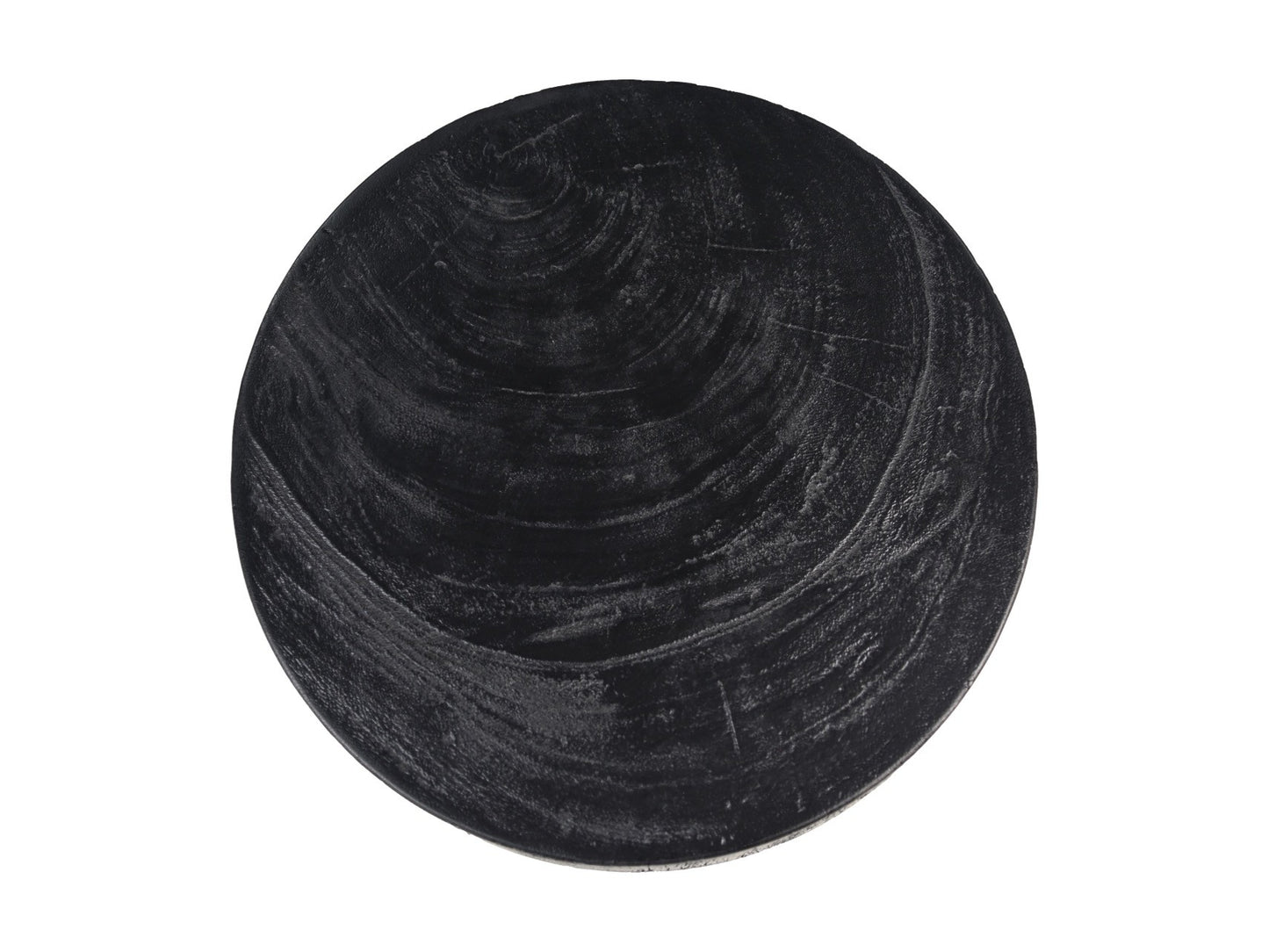 HSM Collection-Runde Hocker-30x30x43-Schwarz-Munggur