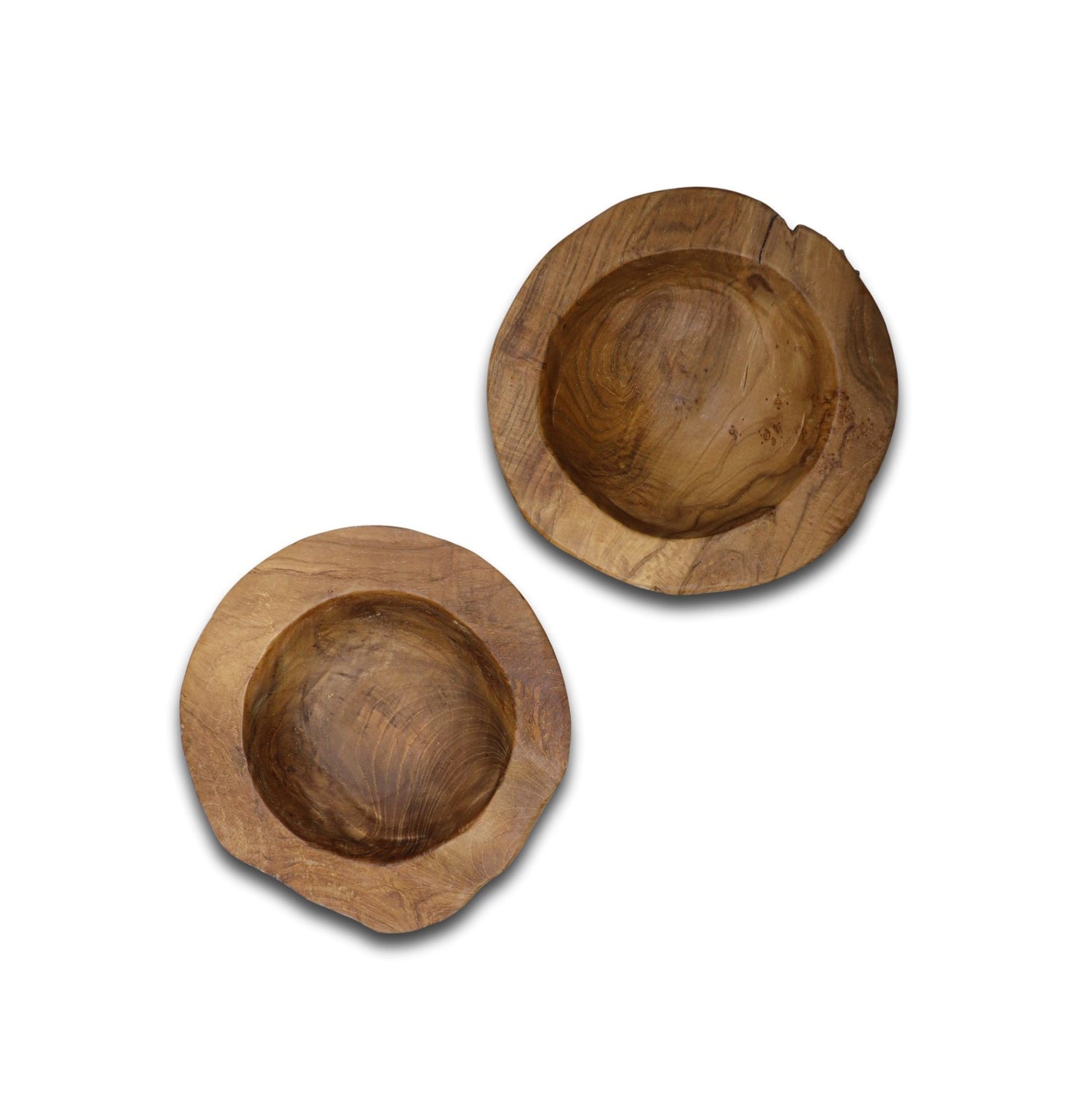 HSM Kollektion-Fruchtschale Klein-ø20-27x6-10-Natur-Teak