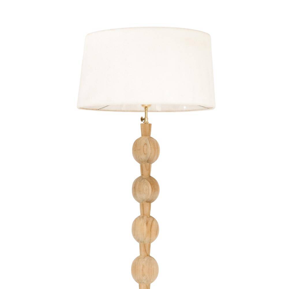 HSM Collection-Stehlampe Breeze-Ø25,5x155-Natur-Teak