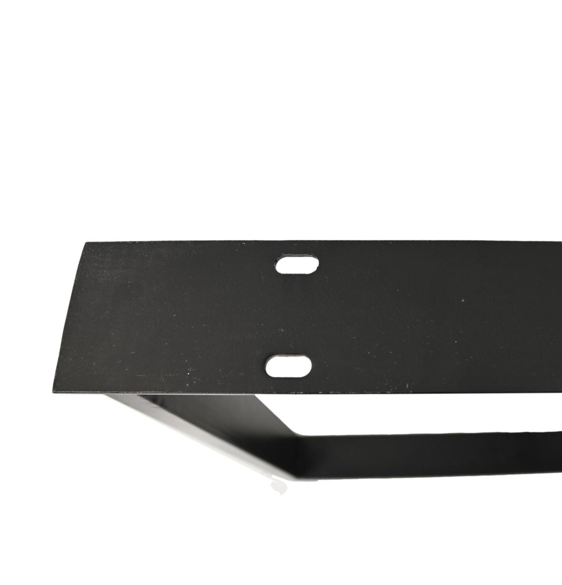 HSM Collection-Tafelpoot Modell U S/2-70x10x72 (75x25mm)-Schwarz-Metall