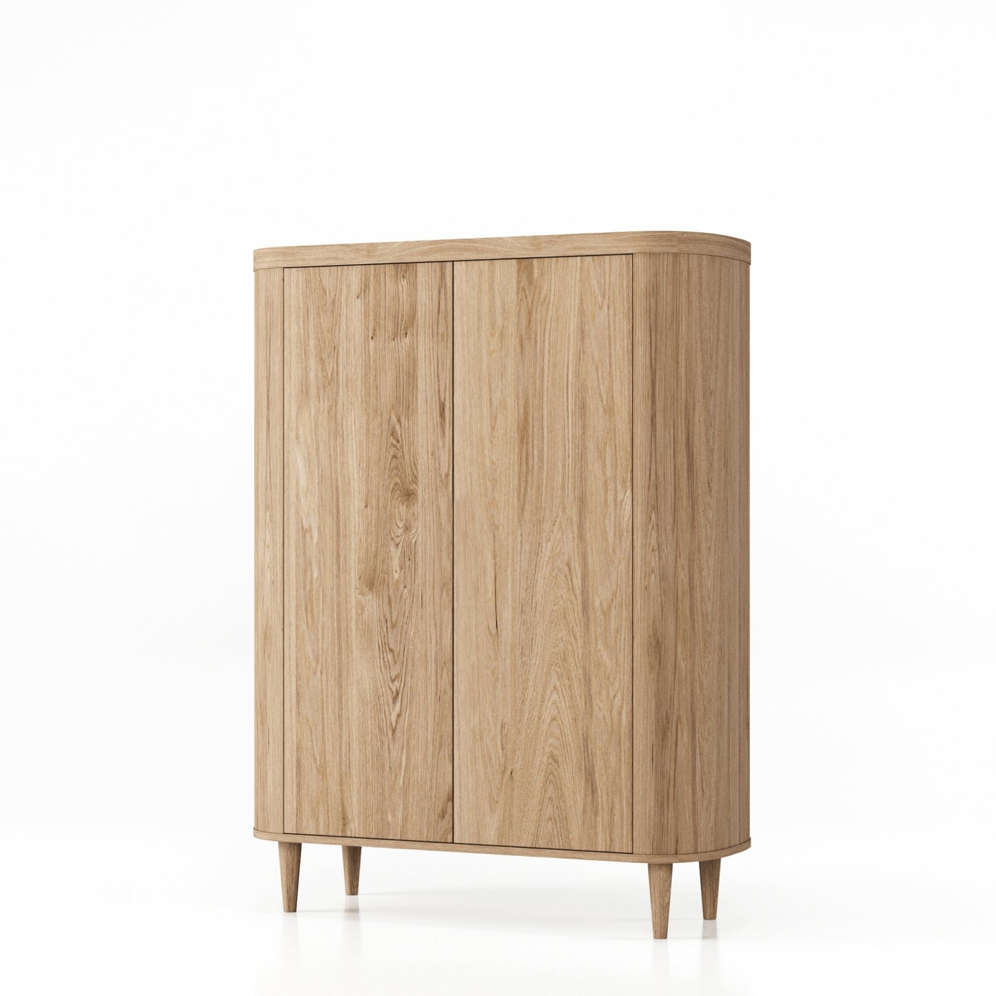 HSM Collection-Wandkast Dune 2 Tür-120x50x160-Natur-Eiche