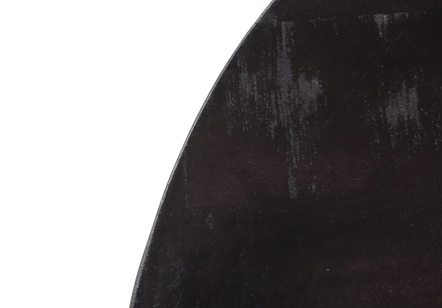 HSM Collection - Ovaler Couchtischplatte - 120x80x4,5 - Schwarz - Mango