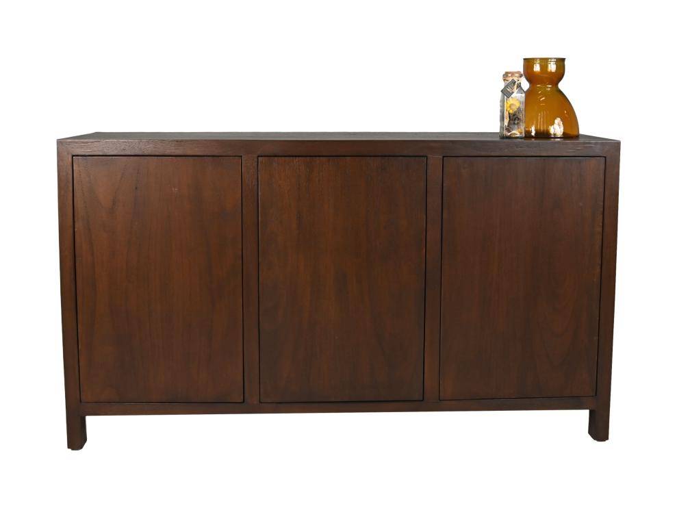 HSM Kollektion-Sideboard 3-türig-150x42x85-Braun-Teakfurnier