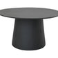 HSM Kollektion-Runder Esstisch Drum-120X120X77-Schwarz-Mango