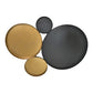 HSM Kollektion-Wanddekoration -61x47x2-Schwarz/Gold-Metall