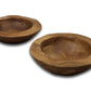 HSM Collection-Fruchtschale Klein S/2-ø20-27x6-10-Natur-Teak