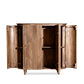 HSM Collection-Wandkast Tide 4 Tür-140x45x140-Braun-Mango