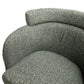 HSM Collection-Esszimmerstuhl Luca S/2-57x60x81-Anthrazit/Schwarz-Stoff/Metall