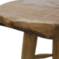 HSM Collection-Runde Hocker-ø40x50-Natur-Teak