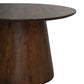 HSM Kollektion-Runder Esstisch Drum-120X120X77-Braun-Mango