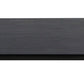 HSM Kollektion-Rechteckige Tischplatte Zürich-200x100x3,8-Schwarz-Mango