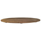 HSM Collection - Ovaler Gartentischplatte - 180x100x3,5 - Natur - Teak
