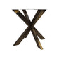 HSM Collection-Tafelpoot Modell X S/2-80x80x72 (4x8)-Gold-Metall