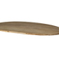 HSM Collection - Ovaler Tischplatte - 220x110x4 - Natur - Teak
