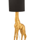 LAMPE GIRAFFE POLY GOLD